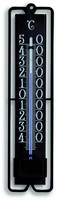 TFA Binnen- en buitenthermometer analoog - Zwart